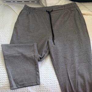 a new day Black & White Houndstooth Drawstring Trousers